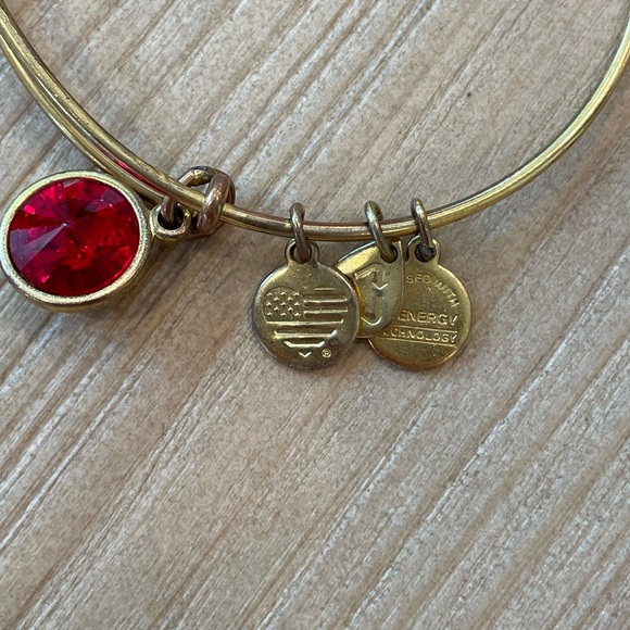 Alex and Ani Ruby Bracelet - Picture 2 of 3